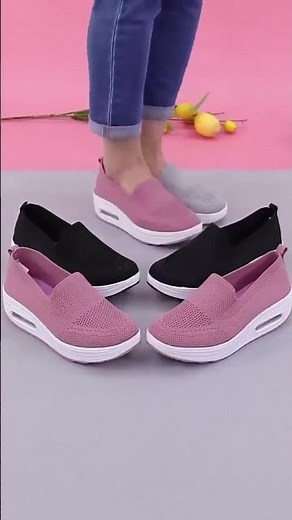 Women’s Comfort Walking Shoes – Breathable Slip On Sneakers👟