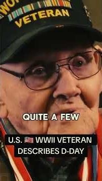 D-day Vets Are The Toughest Generation #ww2 #dday #veteranstories