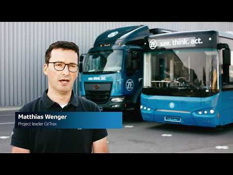 For Buses, Delivery Trucks and Special Vehicles: ZF's CeTrax Electric Central Drive