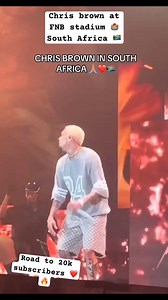 Chris brown performing 🎭 in South Africa | African Music Videos