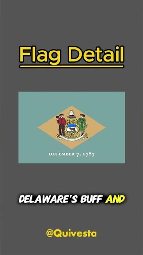 Can You Guess Delaware State Flag Quiz? | USA 50 States Quiz