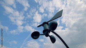 Anenometer, wind direction measuring device.