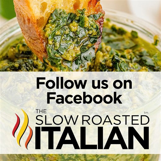 7.6K views · 45 reactions | Fresh basil pesto has so many uses, and it’s easy to make your own right at home. Recipe! > https://www.theslowroasteditalian.com/simply-delicious-classic-fresh-basil/ | The Slow Roasted Italian | Facebook