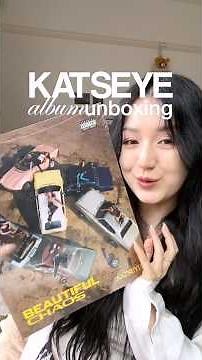 unboxing KATSEYE’s ‘beautiful chaos’ album 💥 #KATSEYE #albumunboxing