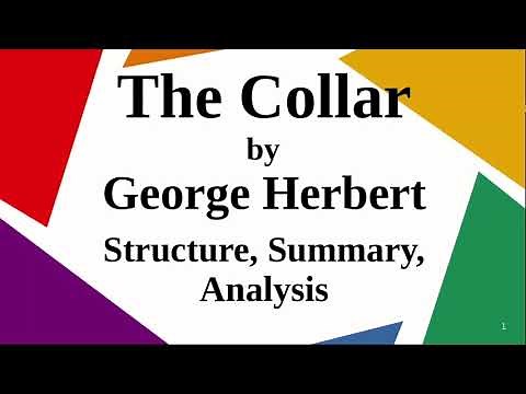 The Collar by George Herbert | Structure, Summary, Analysis