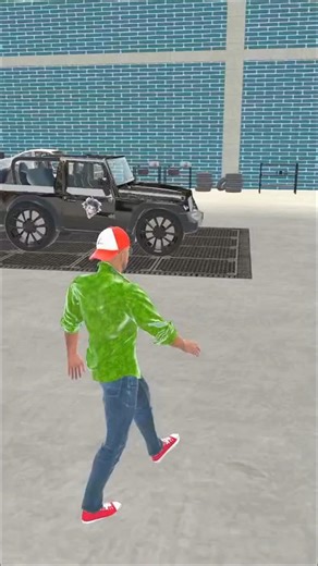 😱New Black Convertable Thar🤩 In Indian Theft Auto🇮🇳 Simulator Game 🎮#shorts #shortvideo #short