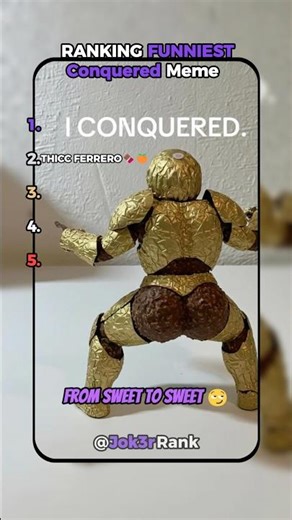 Ranking FUNNIEST CONQUERED meme #viral #conqueror #ranked