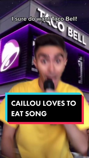 Caillou Sings About his Love for Fast Food | Funny Jingle