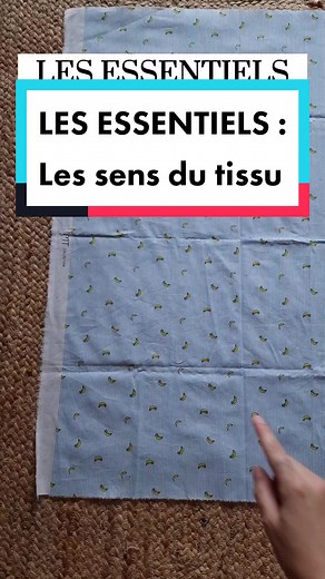 @juste_cree_le --- Reconnaître son droit fil dans les sens du tissu ! #diy #couture #coudre #apprendreacoudre #coudresesvetements #coudreseschutes #tuto #tutoriel #astuce #sens #tissu #tissus