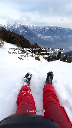 Swarnali | Solo Travel Films 🇮🇳 on Instagram: "Sliding from 12,600 ft and smiling like a kid again. 10/10 would recommend. [sliding, mountain top, snow trek, snowfall, winter wonderland, manali tourism, solo traveller, solo trekker, Travelwithswarnali]"
