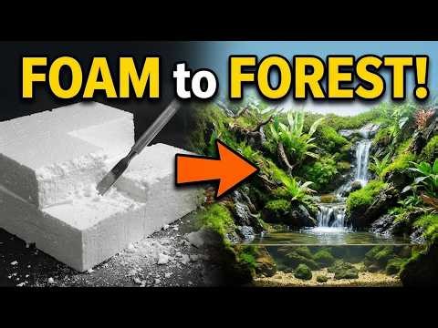 Transforming FOAM into a Living Mudskipper Paludarium! 🌿