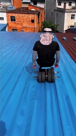 Self Adhesive Bitumen Sheet Laying Process #shorts #roofing