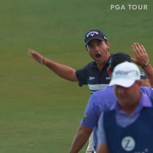 The ultimate chip-in 🦅 Kevin Kisner flew in an eagle on the 72nd hole to force a playoff at the 2017 Zurich Classic of New Orleans. #TOURVault | PGA TOUR