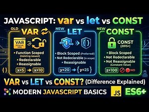 Why You Should Prefer let and const Over var, #javascript full #course