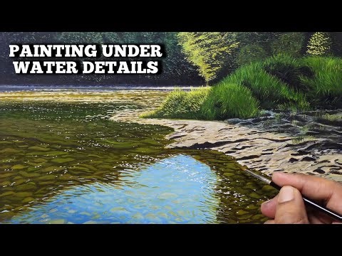 Realistic Underwater Landscapes | Oil Painting Time Lapse