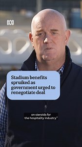 20K views · 123 reactions | There's continued calls for the government to try to renegotiate the state's AFL license deal, amid discontent over the proposed Macquarie Point stadium.  By Chris Rowbottom via ABC News Tasmania. Get the news that matters to you straight from the source. Download the ABC NEWS app: https://ab.co/abcnewsapp | ABC Hobart | Facebook