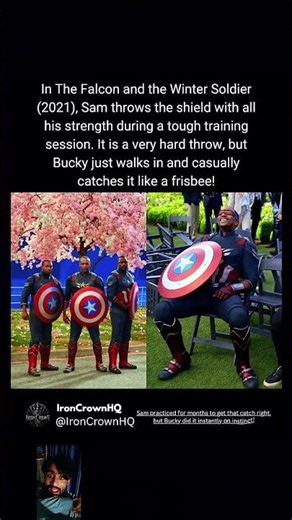Sam Practiced Months For This... Bucky Did It Instantly?