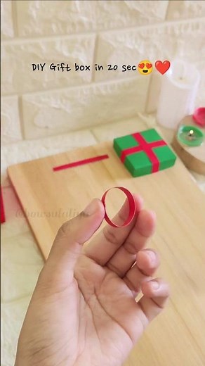 DIY Mini Gift Box 🎁✨ | Easy Paper Gift Box Tutorial #diy #craft #handmade #papercraft #love