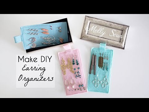 How to Organize Earrings - DIY Earring Holder