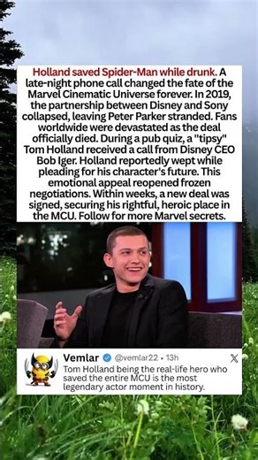 Why Tom Holland Almost Lost Spider-Man: The Secret Real Reason