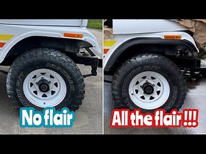 1981 Jeep Cj-5: Installing factory style fender flares