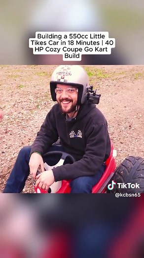 Building a 550cc Little Tikes Car in 18 Minutes | 40HP Cozy Coupe Go Kart Build