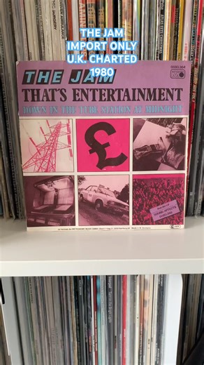 THE JAM - 1980 import only single release- HIT THE UK SINGLES CHART 1980 #thejam #paulweller #vc