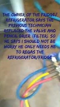How to regas/ refill the refrigerants or gas in your refrigerator/ fridge