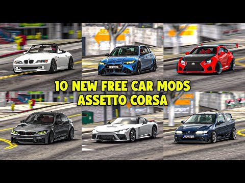 10 NEW & FREE cars for assetto corsa + download links