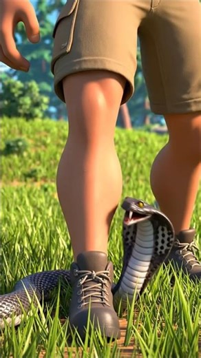 Snake Bite treatment 😱😨 #snakebite #treatment #shorts #viral #aivideo #shortsfeed #trending #cartoon