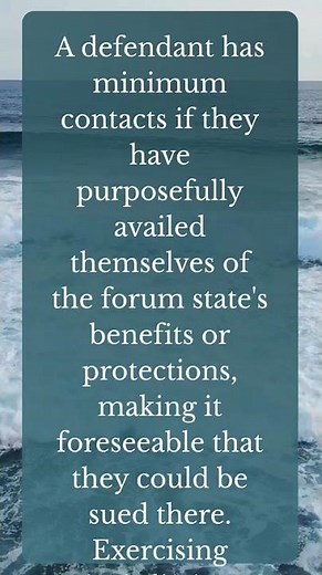 What Are Minimum Contacts for Personal Jurisdiction?