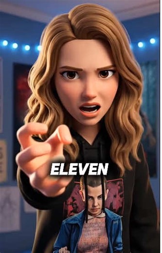 Meet Emma, who’s the massive fan of Jane hopper, She’s looking like Jane hopper #stereotype #usa #highschool #story #animation