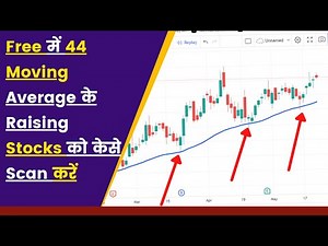 Free में 44 Moving Average के Raising Stocks को केसे Scan करे | How To Scan 44 Rising Moving Average