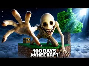 I Survived 100 Days in Skyblock With The REAL Verity Mod