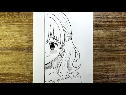 Comment dessiner une fille anime kawaii facilement | Tutoriel dessin étape par étape pour débutants