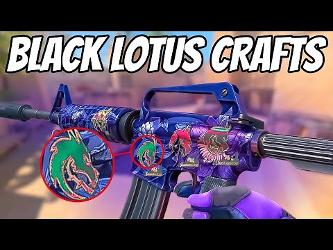 The BEST M4A1-S Black Lotus Crafts! Best Sticker Combos in CS2!