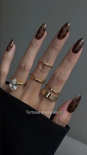 Tortoise shell nails