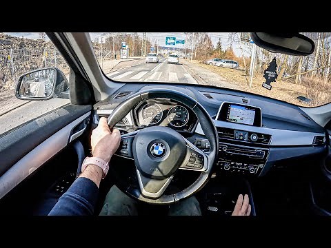 2017 BMW X1 F48 [SDRIVE18D 150HP] | POV Test Drive #1117 Joe Black
