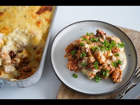Lasagnette With Cheddar Sauce - Easy Dinner Recipe