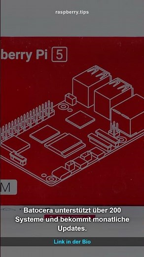 Raspberry Pi 5 als Retro-Konsole 🎮 RetroPie vs Recalbox vs Batocera #Shorts