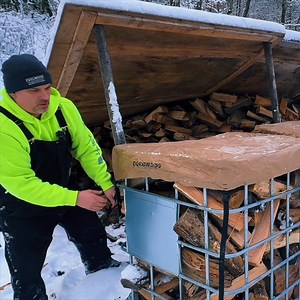 46K views · 396 reactions | Tote reload and cover with Cordwood Covers #firewoood #woodshed #reload | Back 40 Firewood | Facebook
