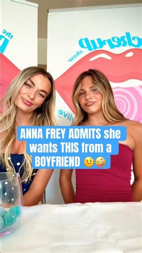 ANNA FREY ADMITS she wants THIS from a BOYFRIEND 🤨🤪 #annafrey #dating #athlete