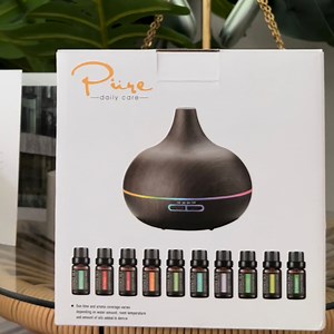 Watch Therapeutic grade essential oil diffuser with lights on Amazon Live