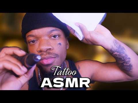 ASMR First Tattoo Experience✨ Tattoo Artist Roleplay🖊️ | Mouth sounds, Whispers, & more...