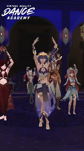 VR Dance Academy | Advanced Belly Dance Class | Beautiful Tribal Belly Dance Combo