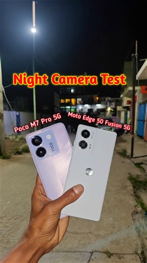 Poco M7 Pro 5G vs Motorola Edge 50 Fusion 5G – Real Night Test 😲