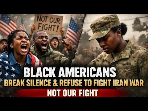 BLACK AMERICANS SEND POWERFUL MESSAGE TO TRUMP - WE WON'T FIGHT, WE WON'T JOIN THE MILITARY! "