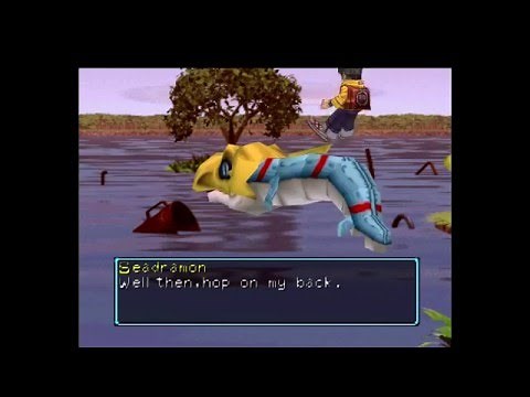 Digimon World - Catching Seadramon 1080p