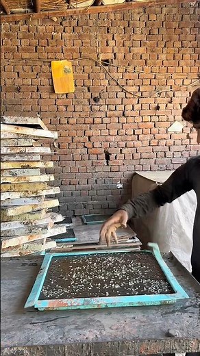 How Slate Texture Concrete Tiles Are Made