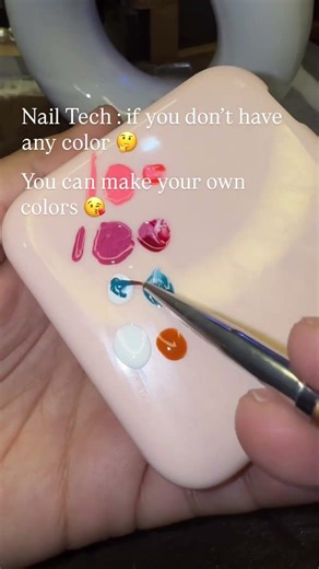 Easy way to make own nail colors #trendingshorts #like #subscribe